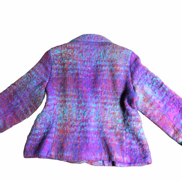 Elegant Purple Women's Blazer - Picture 7 of 9